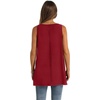 image:imageWIHOLL Loose Fit Tank Tops for Women Scoop Neck Summer Side Split Sleeveless Shirts 2026 FashionC0 Wine