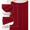 image:imageWIHOLL Loose Fit Tank Tops for Women Scoop Neck Summer Side Split Sleeveless Shirts 2026 FashionC0 Wine