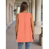 image:imageWIHOLL Loose Fit Tank Tops for Women Scoop Neck Summer Side Split Sleeveless Shirts 2026 FashionCcoral