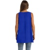 image:imageWIHOLL Loose Fit Tank Tops for Women Scoop Neck Summer Side Split Sleeveless Shirts 2026 FashionDblue