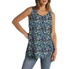 image:imageWIHOLL Loose Fit Tank Tops for Women Scoop Neck Summer Side Split Sleeveless Shirts 2026 FashionGblue Print