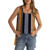 image:imageWIHOLL Loose Fit Tank Tops for Women Scoop Neck Summer Side Split Sleeveless Shirts 2026 FashionGstripe Print