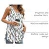 image:imageWIHOLL Loose Fit Tank Tops for Women Scoop Neck Summer Side Split Sleeveless Shirts 2026 FashionGwhite Print