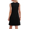 image:imageWIHOLL Summer Dresses for Women 2026 Loose Crew Neck Sleeveless Sundresses Casual Swimsuit Coverup with Pockets1black