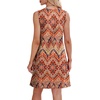 image:imageWIHOLL Summer Dresses for Women 2026 Loose Crew Neck Sleeveless Sundresses Casual Swimsuit Coverup with PocketsFloral 04