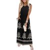 image:imageWIHOLL Summer Dresses for Women 2026 Maxi Dresses Long Flowy A Line Sleeveless Sundresses with PocketsBoho Black
