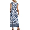 image:imageWIHOLL Summer Dresses for Women 2026 Maxi Dresses Long Flowy A Line Sleeveless Sundresses with PocketsFloral Blue