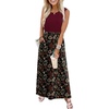 image:imageWIHOLL Summer Dresses for Women 2026 Maxi Dresses Long Flowy A Line Sleeveless Sundresses with PocketsFloral Burgundy