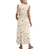 image:imageWIHOLL Summer Dresses for Women 2026 Maxi Dresses Long Flowy A Line Sleeveless Sundresses with PocketsFloral Butter Yellow