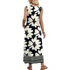 image:imageWIHOLL Summer Dresses for Women 2026 Maxi Dresses Long Flowy A Line Sleeveless Sundresses with PocketsFloral Chrysanthemum