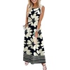 image:imageWIHOLL Summer Dresses for Women 2026 Maxi Dresses Long Flowy A Line Sleeveless Sundresses with PocketsFloral Chrysanthemum