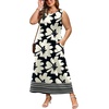 image:imageWIHOLL Summer Dresses for Women 2026 Maxi Dresses Long Flowy A Line Sleeveless Sundresses with PocketsFloral Chrysanthemum
