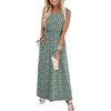 image:imageWIHOLL Summer Dresses for Women 2026 Maxi Dresses Long Flowy A Line Sleeveless Sundresses with PocketsGreen Print