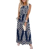 image:imageWIHOLL Summer Dresses for Women 2026 Maxi Dresses Long Flowy A Line Sleeveless Sundresses with PocketsNavy Print