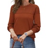 image:imageWIHOLL Sweaters for Women Crewneck Crochet Tops Long Sleeve 2026 Fall Winter Outfits Fashion ClothingCamarel