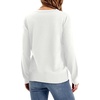 image:imageWIHOLL Sweaters for Women Crewneck Crochet Tops Long Sleeve 2026 Fall Winter Outfits Fashion ClothingWhite