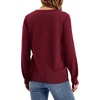 image:imageWIHOLL Sweaters for Women Crewneck Crochet Tops Long Sleeve 2026 Fall Winter Outfits Fashion ClothingWinered