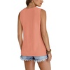 image:imageWIHOLL Tank Top for Women Summer Outfits V Neck T Shirts Trendy Eyelet Sleeveless Basic Beach Vacation Clothes2coral