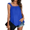 image:imageWIHOLL Tank Tops for Women Square Neck Loose Fit Sleeveless Tops Cute Summer