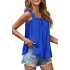 image:imageWIHOLL Tank Tops for Women Square Neck Loose Fit Sleeveless Tops Cute Summer