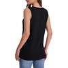 image:imageWIHOLL Tank Tops for Women Summer V Neck T Shirts Trendy Sleeveless Basic Tees Fashion Clothing0black