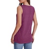 image:imageWIHOLL Tank Tops for Women Summer V Neck T Shirts Trendy Sleeveless Basic Tees Fashion Clothing1redpurple