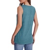 image:imageWIHOLL Tank Tops for Women Summer V Neck T Shirts Trendy Sleeveless Basic Tees Fashion Clothing2bluegreen