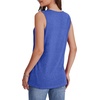 image:imageWIHOLL Tank Tops for Women Summer V Neck T Shirts Trendy Sleeveless Basic Tees Fashion Clothing3blue
