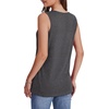 image:imageWIHOLL Tank Tops for Women Summer V Neck T Shirts Trendy Sleeveless Basic Tees Fashion Clothing3gray