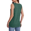 image:imageWIHOLL Tank Tops for Women Summer V Neck T Shirts Trendy Sleeveless Basic Tees Fashion Clothing3green