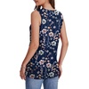 image:imageWIHOLL Tank Tops for Women Summer V Neck T Shirts Trendy Sleeveless Basic Tees Fashion Clothing5blue Flower