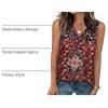 image:imageWIHOLL Tank Tops for Women Summer V Neck T Shirts Trendy Sleeveless Basic Tees Fashion Clothing5crimson Ethnic