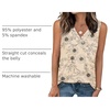 image:imageWIHOLL Tank Tops for Women Summer V Neck T Shirts Trendy Sleeveless Basic Tees Fashion Clothing5khaki Floral