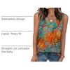image:imageWIHOLL Tank Tops for Women Summer V Neck T Shirts Trendy Sleeveless Basic Tees Fashion Clothing5tropical Palm