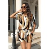 image:imageWIHOLL Two Piece Outfits for Women Lounge Sets Button Down Top and Shorts Set Sweatsuits with PocketsShort Sleeve  Multicolor