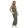 image:imageWIHOLL Two Piece Sets for Women Summer Outfits Matching Lounge Sets Wide Leg Crop Pants Vacation TravelOlive Green