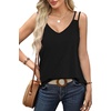 image:imageWIHOLL Women Tank Top Casual Summer Tops 2024 Fashion Spaghetti Strap Sleeveless V Neck Shirts Sexy Camisoles