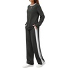 image:imageWIHOLL Womens 2 Piece Lounge Sets Fall Outfits Fashion Clothing ClothesDeep Grey