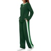 image:imageWIHOLL Womens 2 Piece Lounge Sets Fall Outfits Fashion Clothing ClothesGreen
