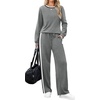 image:imageWIHOLL Womens 2 Piece Lounge Sets Fall Outfits Fashion Clothing ClothesGrey