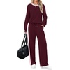 image:imageWIHOLL Womens 2 Piece Lounge Sets Fall Outfits Fashion Clothing ClothesWinered