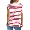 image:imageWIHOLL Womens Cap Sleeve Tops Summer V Neck Tank Basic Tee Shirts Fashion Casual Loose Fit
