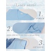 image:imageWIHOLL Womens Cap Sleeve Tops Summer V Neck Tank Basic Tee Shirts Fashion Casual Loose Fit