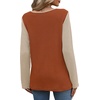 image:imageWIHOLL Womens Lace Long Sleeve Shirts Fall Tops Fashion Dressy Casual Lightweight Sweaters Mesh Clothes Trendy Waffle KnitLcaramel Beige