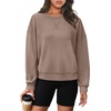image:imageWIHOLL Womens Long Sleeve Crop Tops Crewneck Pullover Shirts Lightweight Sweatshirts 2024 Fall Fashion Clothes