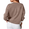 image:imageWIHOLL Womens Long Sleeve Crop Tops Crewneck Pullover Shirts Lightweight Sweatshirts 2024 Fall Fashion Clothes
