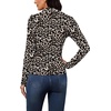 image:imageWIHOLL Womens Long Sleeve Shirts Collared Neck Business Casual Fitted TopsDleopard Print