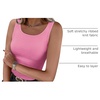 image:imageWIHOLL Womens Ribbed Tank Tops 2025 Summer Scoop Neck Slim Fitted Tops Casual Basic Knit Sleeveless ShirtsEhot Pink
