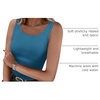 image:imageWIHOLL Womens Ribbed Tank Tops 2025 Summer Scoop Neck Slim Fitted Tops Casual Basic Knit Sleeveless ShirtsSmoky Blue