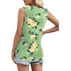 image:imageWIHOLL Womens Square Neck Tank Top0green Flower